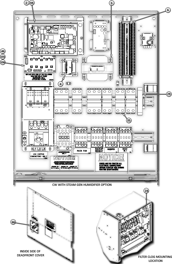 Liebert Jumbo CW Parts Manual
